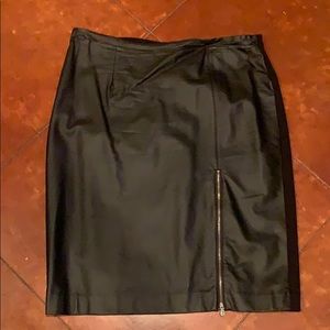 Faux Leather Skirt